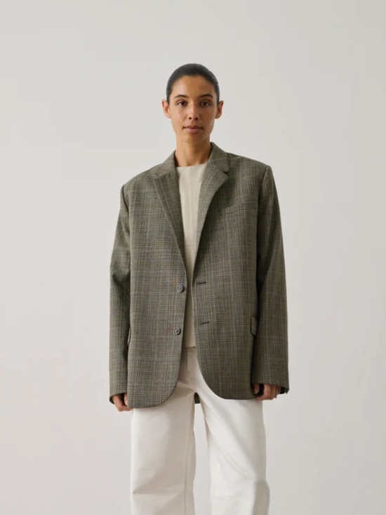 soeur Jackets & Blazers - Soeur CHECKED TAILORED JACKET in HERMOSA